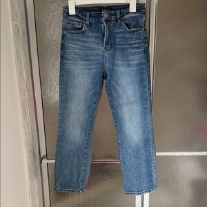 Women's Blue Cropped Jeans